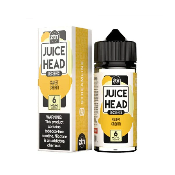 Sweet Cream Freebase E-Juice by Juice Head 100mL