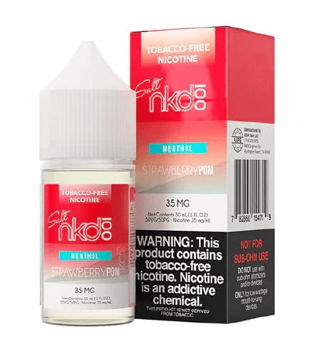 Strawberry Pom (Brain Freeze) 50mg by Naked Salt 30mL