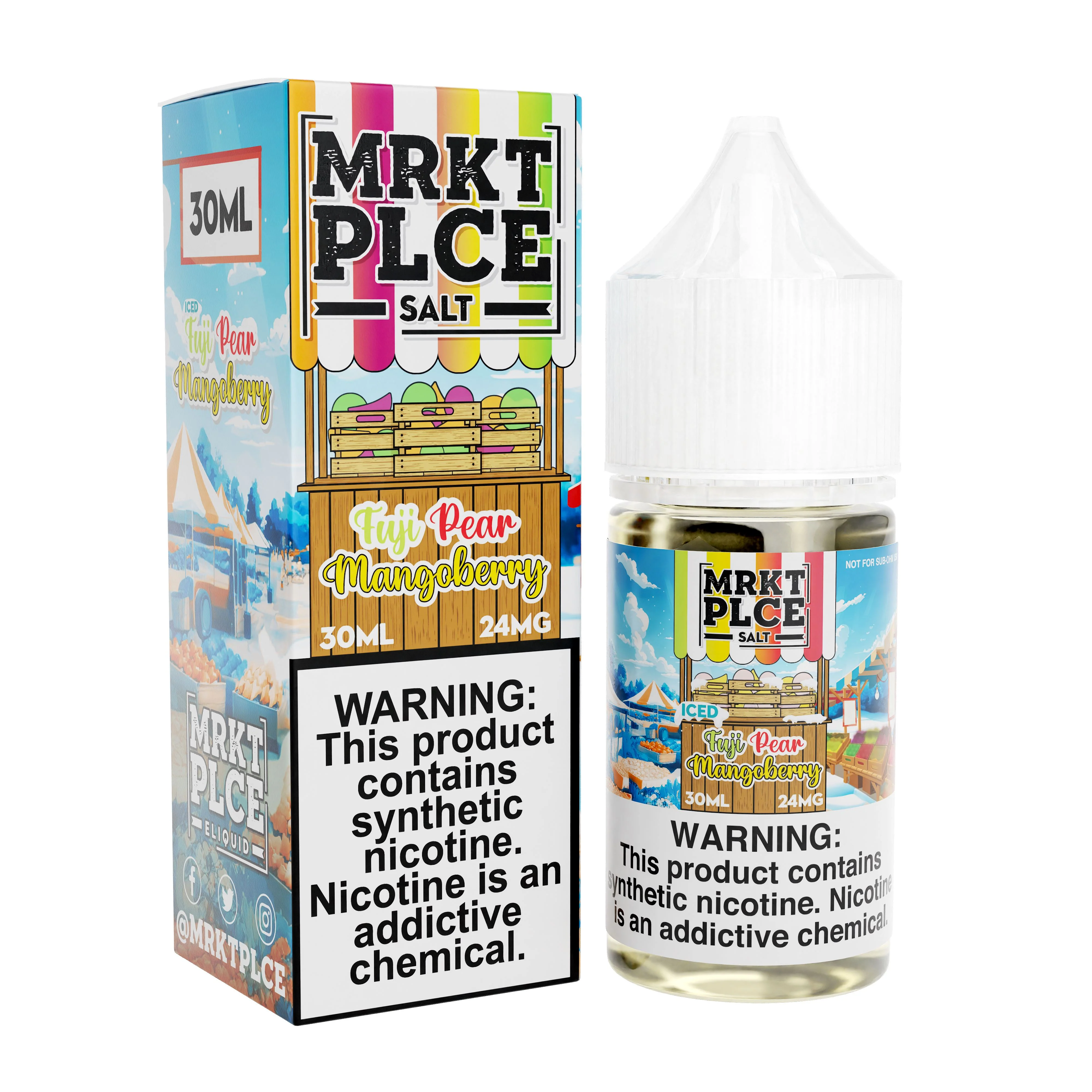 Iced Fuji Pear Mangoberry by MRKT PLCE SALT 30ml
