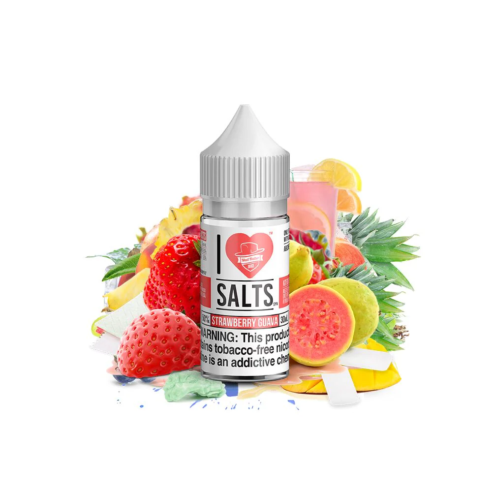 Strawberry Guava Salt by Mad Hatter EJuice 30ml
