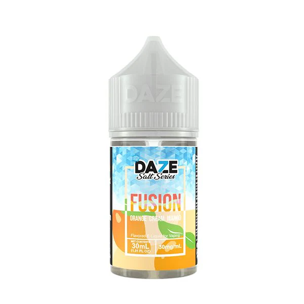 Orange Cream Mango Iced 7Daze Fusion Series Salt Nic E-Juice 30mL