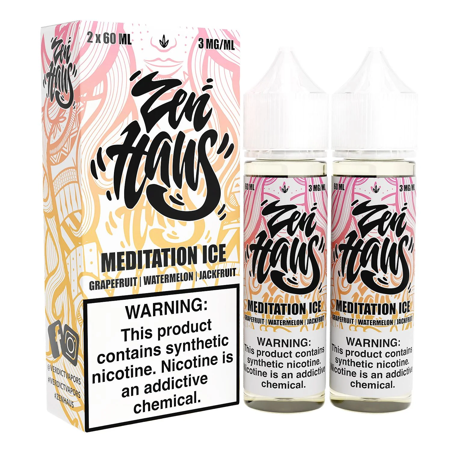 Meditation ICE by ZEN HAUS E-Liquid 2X 60ml