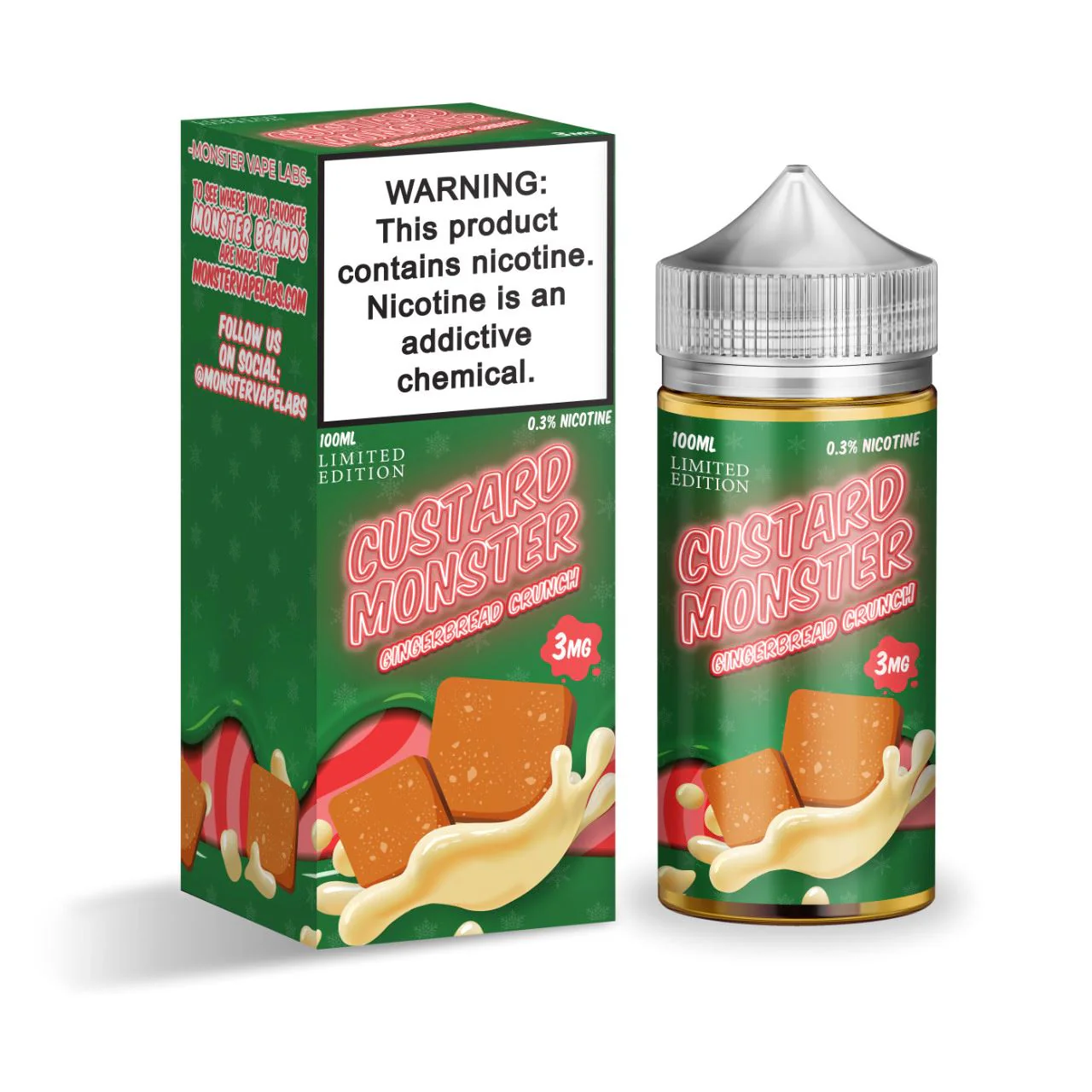 Gingerbread Crunch by Custard Monster 100mL