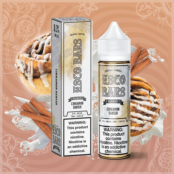 Cinnamon Danish by Esco Bars Eliquid 60mL