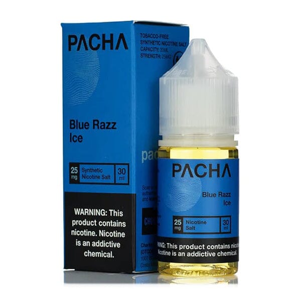 Blue Razz Ice by Pachamama Salts TFN Series E-Liquid 30mL (Salt Nic)