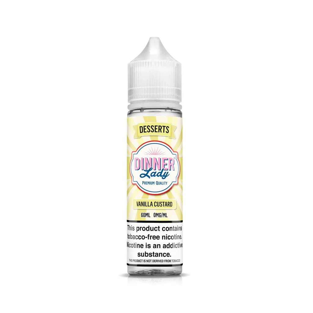 Vanilla Custard by Dinner Lady Tobacco-Free Nicotine 60ml