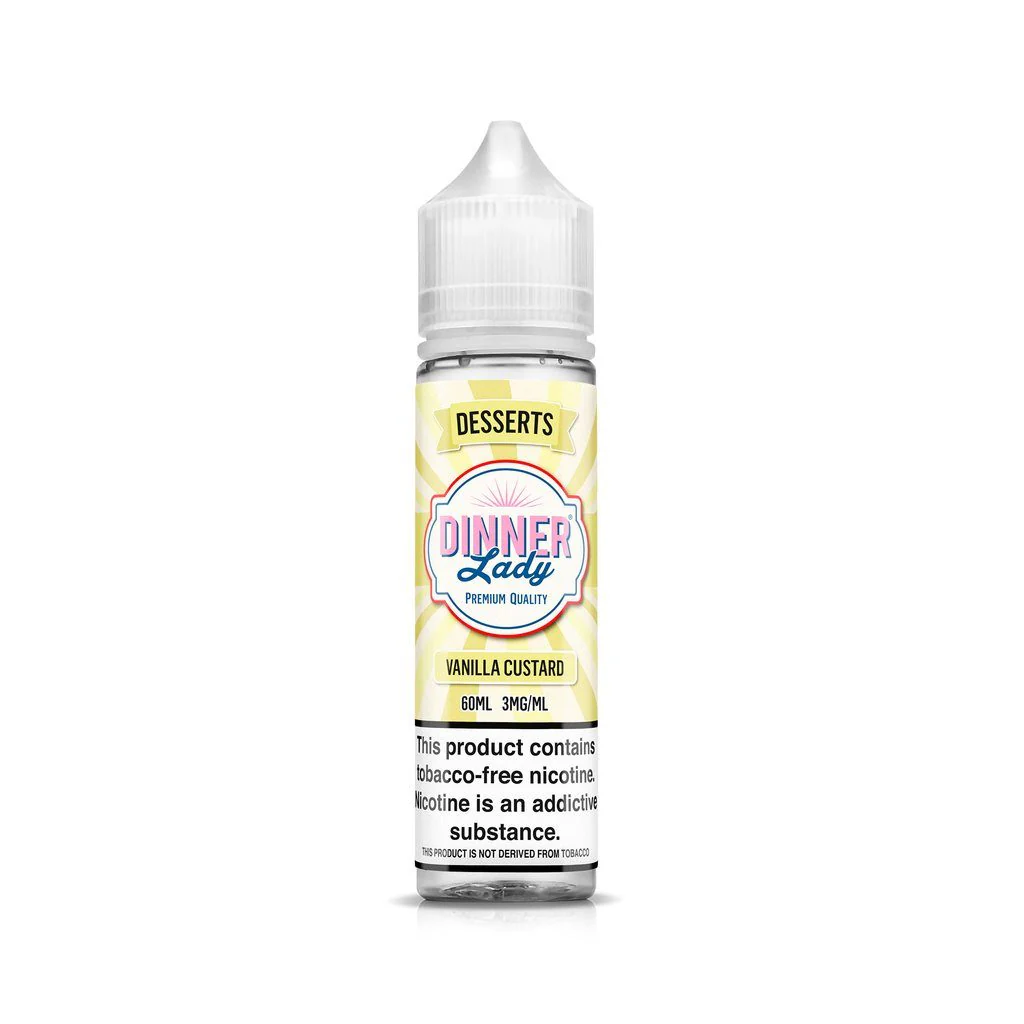 Vanilla Custard by Dinner Lady Tobacco-Free Nicotine 60ml
