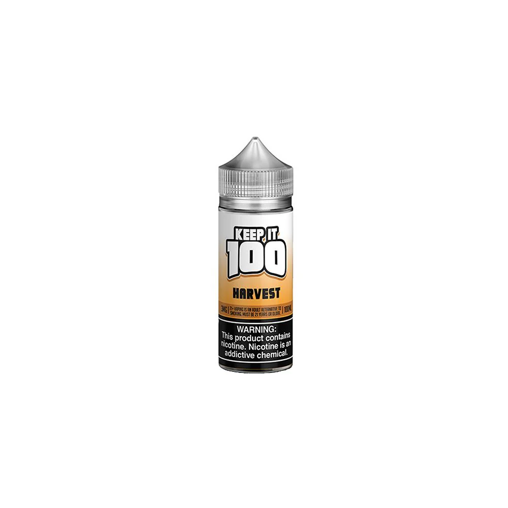Harvest by Keep It 100 Tobacco-Free Nicotine Series 100ml