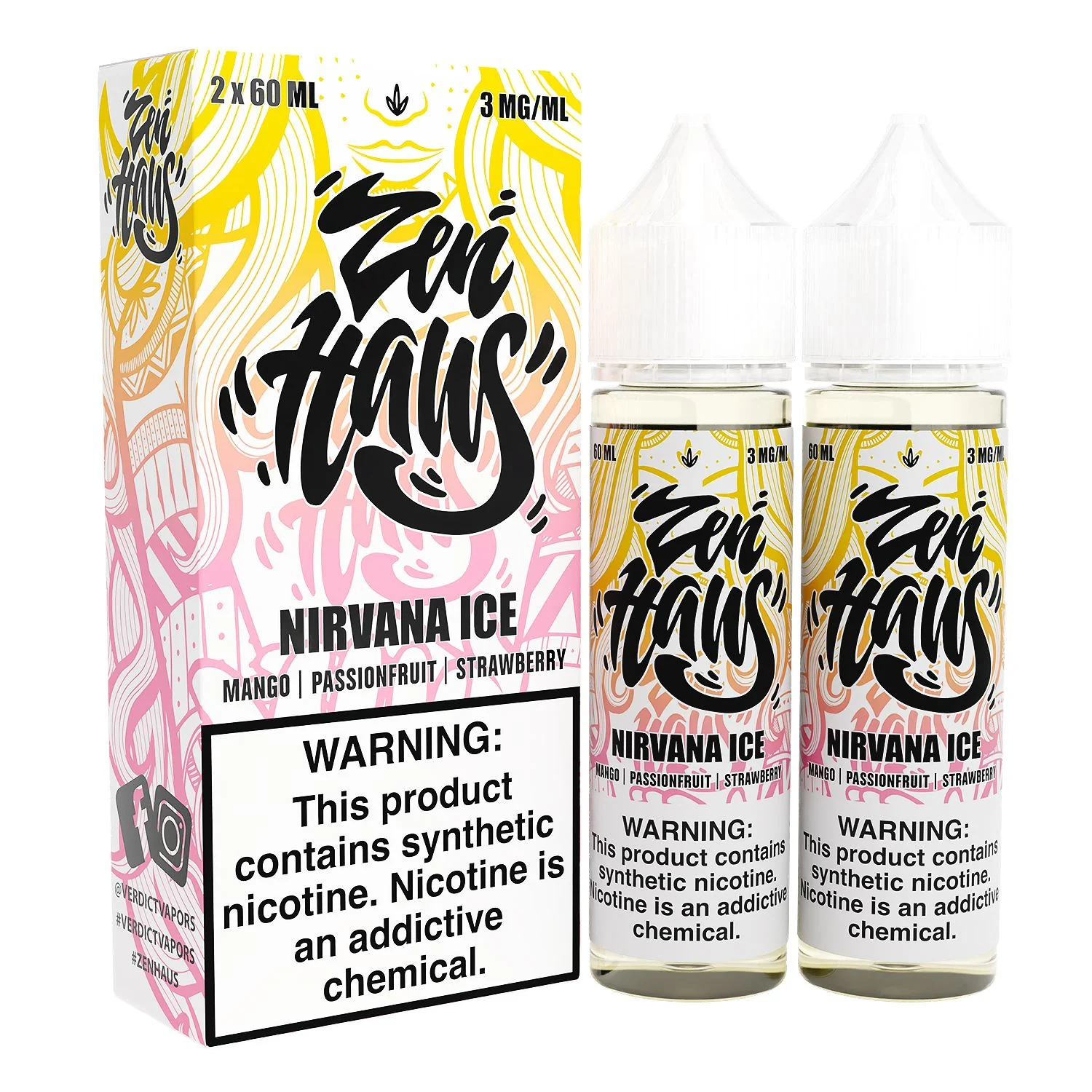 Nirvana ICE by ZEN HAUS E-Liquid 2X 60ml