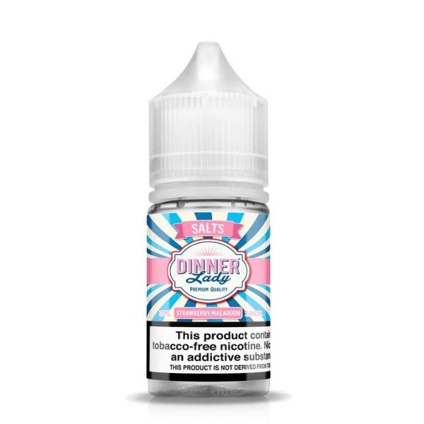 Strawberry Macaroon TFN Salt Nic E-Juice by Dinner Lady 30mL