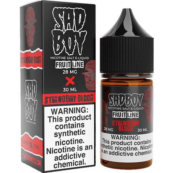 Strawberry Blood by Sadboy Salt Series E-Liquid 30mL (Salt Nic)