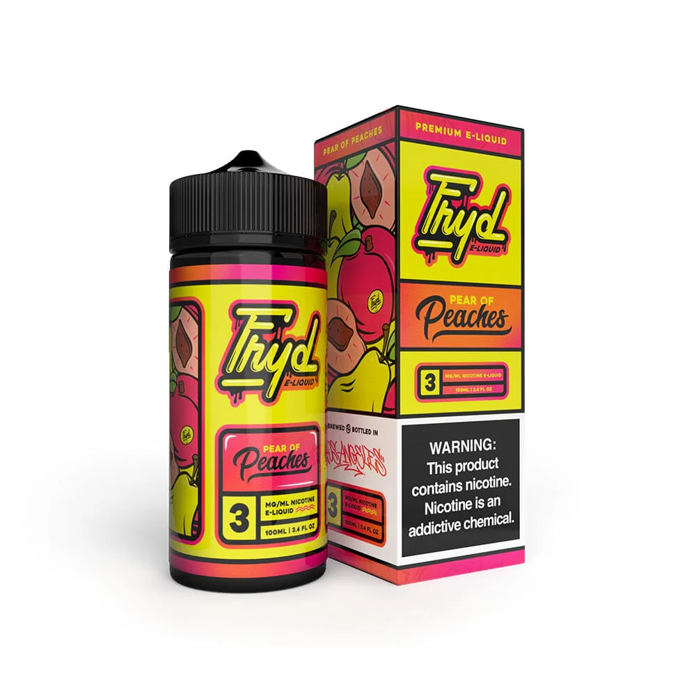 Pear Of Peaches by FRYD Series E-Liquid 100mL (Freebase)