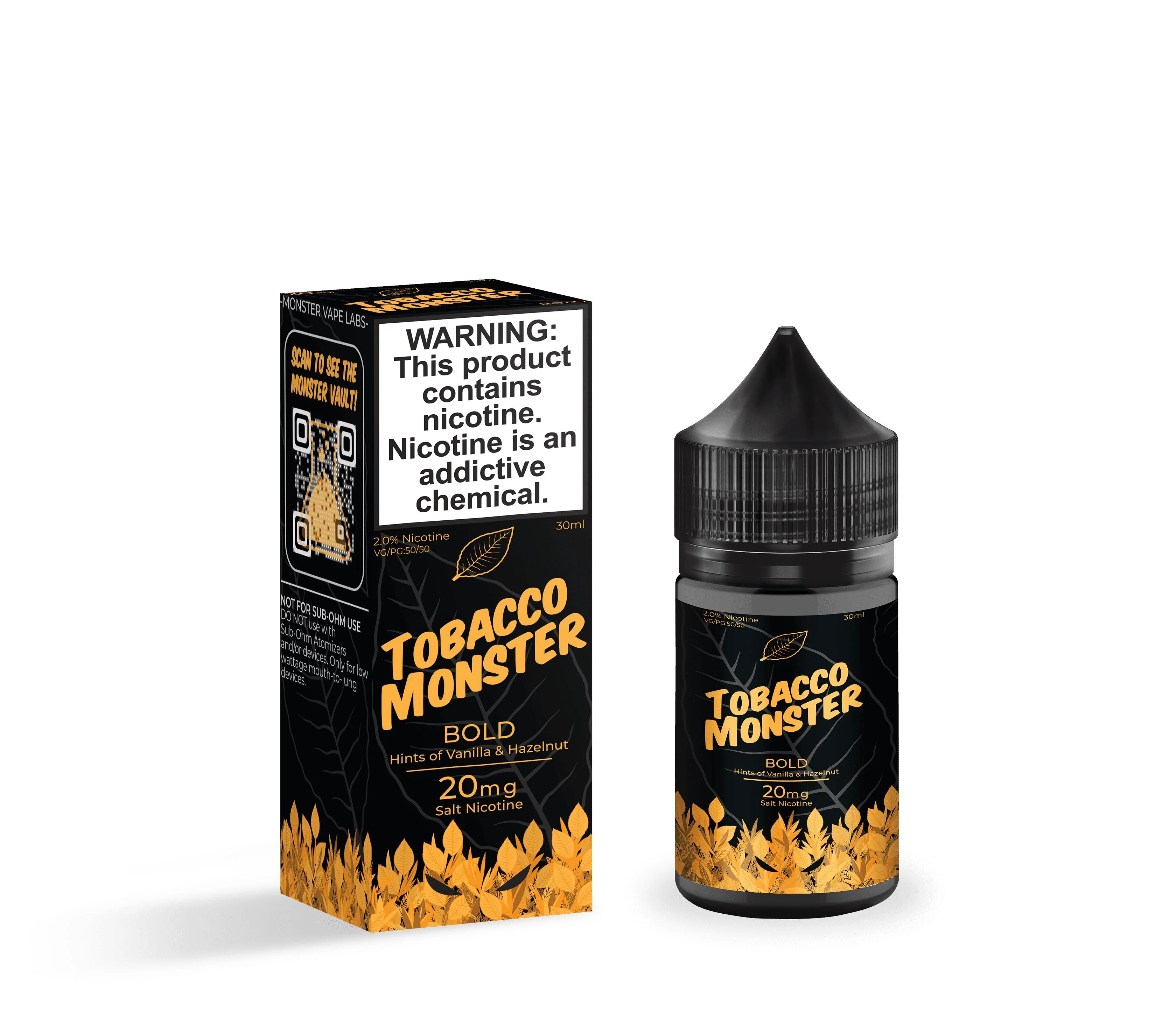 Bold by Tobacco Monster Salts Series E-Liquid 30mL (Salt Nic)