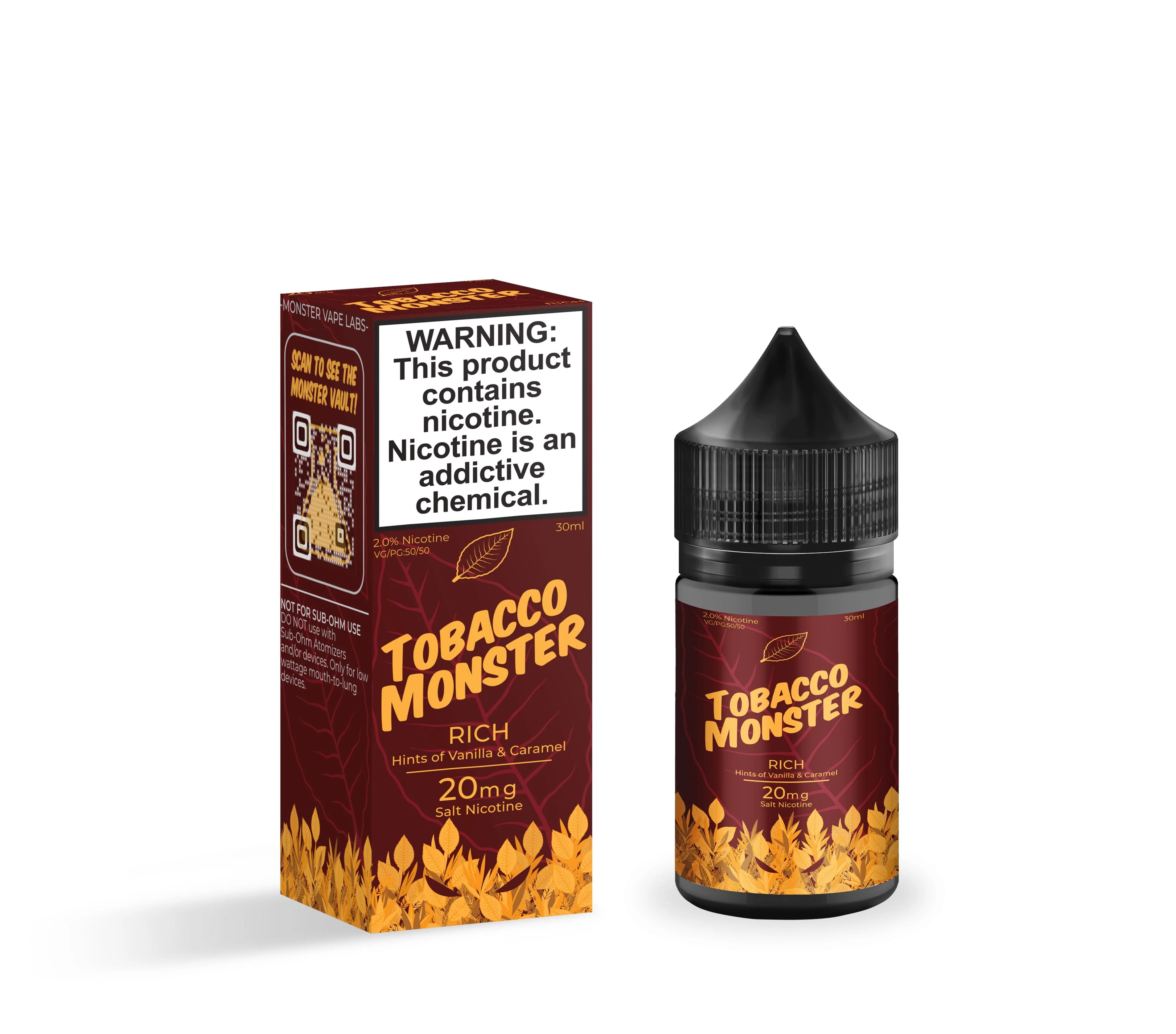 Rich by Tobacco Monster Salt Series E-Liquid 30mL (Salt Nic)