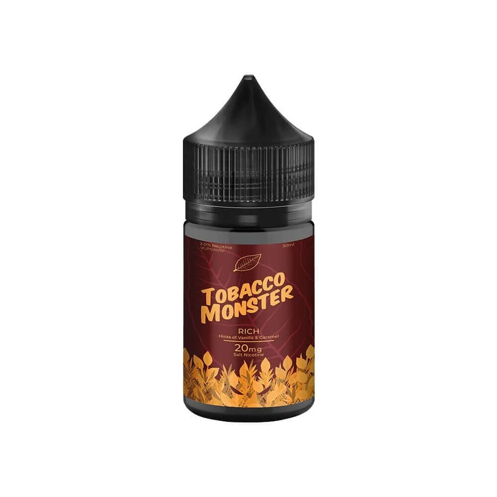 Rich by Tobacco Monster Salt Series E-Liquid 30mL (Salt Nic)